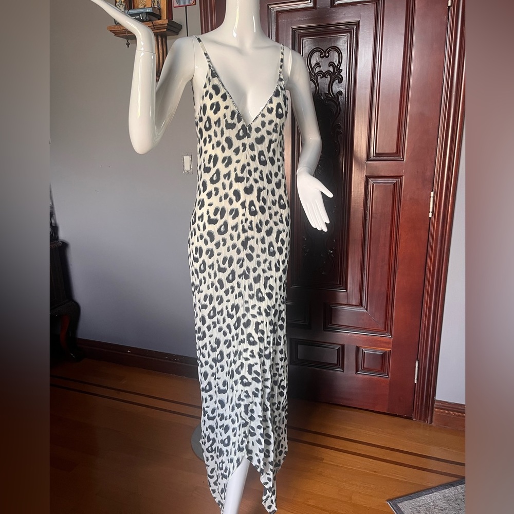 NWT Tiare Hawaii leopard print maxi, OS